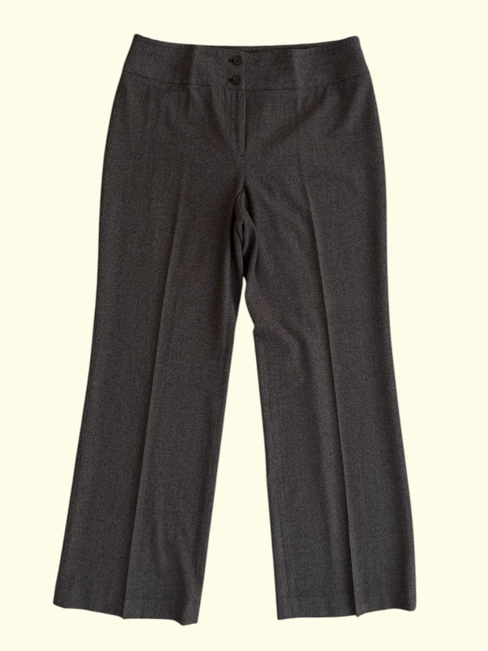 Jones New York Charcoal Boot-Cut Dress Pants